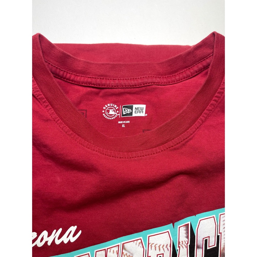 New Era Arizona Diamondbacks MLB Red Graphic T-Shirt Mens XL Baseball Tee 0339 - Picture 4 of 7